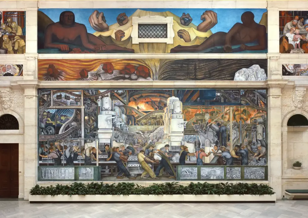 Diego Rivera’s Detroit Industry fresco cycle